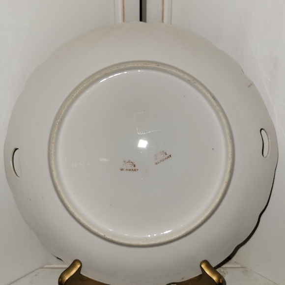 Vintage German Serving Plate With Grapes - Picture 2 of 3